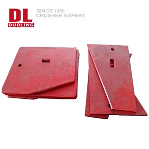 High Manganese Steel Jaw Crusher Parts Cheek Plate Side Plate