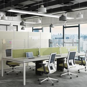 Wholesale Morden Simple Table Design 6 Seat Professional Furniture Office Desk
