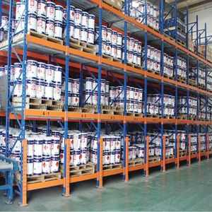 Heavy Duty Steel Roller Gravity Pallet Shelf for Warehouse Storage