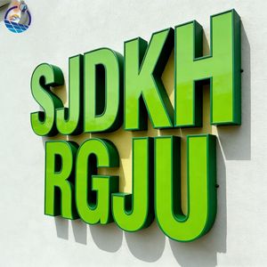 Painted 3D Frontlit Acrylic LED Letter Sign IP65 Indoor Outdoor