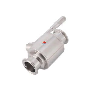 SS316 Straight Ball Valve Food Grade Sanitary Tri Clamp Ball Valve