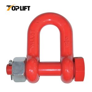 G8 Forged Shackles Quenched and Tempered Super Alloy Steel Rigging Hardware