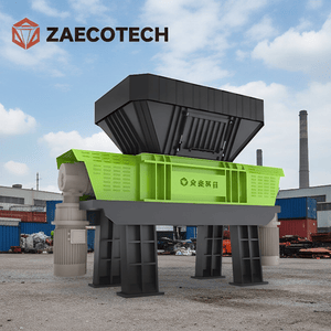 Continuous Solid Waste Shredder for Household and Commercial Waste
