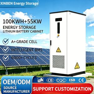 100kwh+55kw Industrial Battery Storage Cabinet with Air Cooling C&I Energy Storage