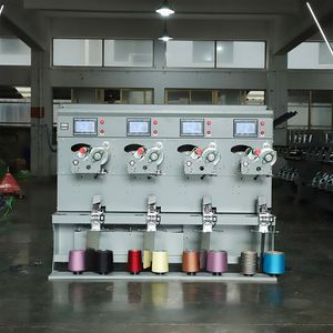 Credit Ocean Digital Display Winding Machine Hank to Cone Yarn Winding Machine Six Machines High-Speed Winding Machine Winder for Cotton Yarn