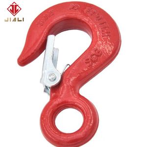 G80 Alloy Steel Clevis Sling Hook with Forged Latch/10 Ton Lifting Hook