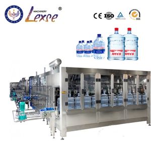 Hot Sale Fully Automatic 5 Gallon 20 Liter Bottle Barrel Pure Mineral Drinking Water Washing Liquid Filling Capping Packing Bottling Plant Machine