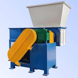 Industrial Qualified Customized Scrap Metal Waste Tire Plastic Rubber Single Shaft Shredder