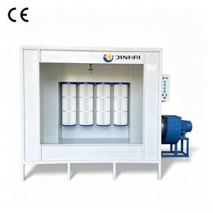 Jinhai Middle Size Manual Powder Coating Painting Booth Electrostatic Painting Chamber for Batch Production