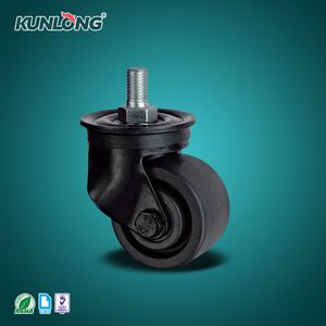 Castor Sk6-U6593s Hardware Rubber Locking Caster Solid Trolley Wheel