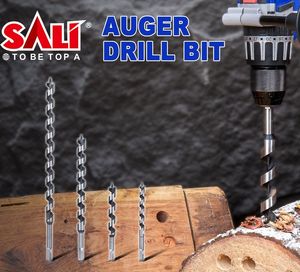 Sali Auger Wood Drill Bit Woodworking Hex Shank Creates Deep Clean Hole Precise Drilling for Wood Drilling