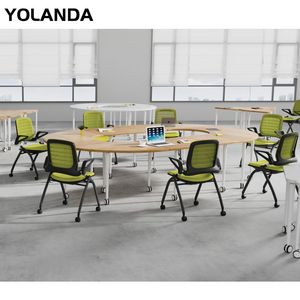 Yolanda Modern School Student Chair/Training Chair with Writing Pad Training Furniture