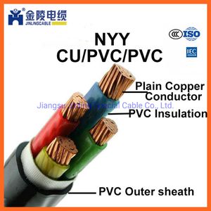 Nyy Low Votage PVC Insulted Electric AC DC Power Cable