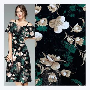 New Style Fashion Chiffon Printed Fabric for Lady Dresses