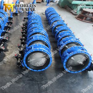 Awwa C504 Double Flanged Butterfly Valve ASME B16.1 Class125 150/175/250psi