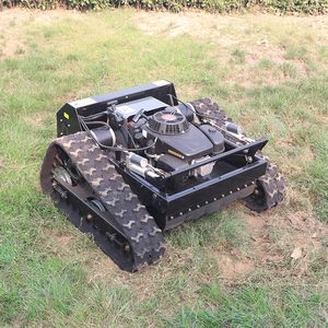 Free Shipping All Terrain Grass Cutting Machine Agriculture Rubber Tracks Remote Control Robot Lawn Mower