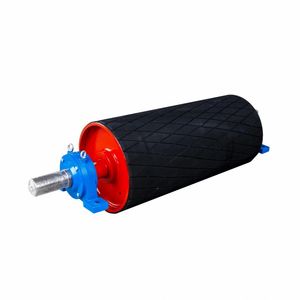 Steel Rubber Ceramic PU Coated Drive Head Bend Tail Pulley Belt Conveyor
