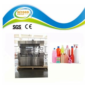 Automatic High Speed Multi Head Piston Bottle Filler Machine for Liquid Soap Shampoo Lotion Detergent Filling Production Line