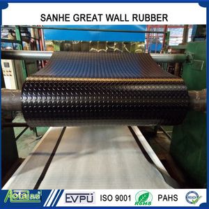 Good Quality Anti-Slip Coin Rubber Industrial Floor Mat Vulcanized Rubber Sheet