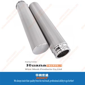 304 316 Stainless Steel Strainer Sintered Wire Mesh Filter Sintered Mesh Filter Element