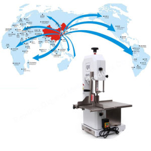 (QH260B) 1650 Frozen Meat Band Bone Saws Stainless Steel Beef Cutter Cow Cube Chopping Machine Fish Cutting Machine 2HP 220V for Butchers