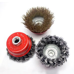 Polishing Wheel Flat-Shaped Twist Wire Brushes