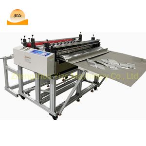 Computer Control EVA PVC Pet Vinyl Plastic Film Paper Cutter Roll to Sheet Cutting Machine