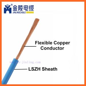 Flexible Electric Wire 2491b/6701b H05z-K/H07z-K Single Core Copper Halogen Free Cable