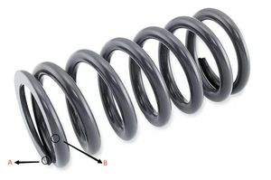 Coil Spring for Railway Wagon