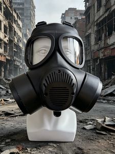 Premium Full Face Chemical Gas Mask for Safety Protection