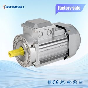 Aluminum Housing Three Phase Asynchronous AC Electric Motor 0.25HP 0.35HP 0.5HP 0.75HP 1.5HP