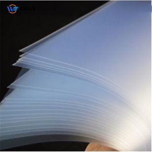 Printing Material 700X1000mm Transparent Matte Frosted Translucent PVC Rigid Sheet for Printing