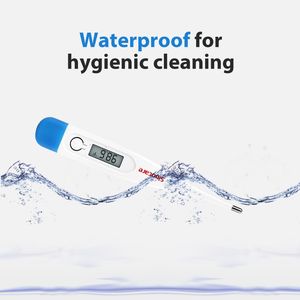 LCD Display Medical Digital Thermometer Quick Reading Waterproof Oral Thermometer for Fever with Fever Indicator