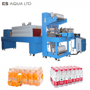 Fully Automatic Plastic Bottle Shrink Film Wrapping Packing Packaging Machinery Machine