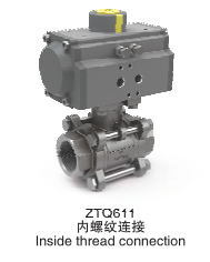 Pneumatic Three-Piece Ball Valve