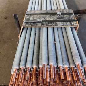 ASTM A179 A192 Extruded Aluminum Fin Tubes for Oil Cooling, Embedded Aluminum Finned Tube for Air Cooler