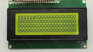 Stn Yellow Green Monochrome LCD Display Module 20X4