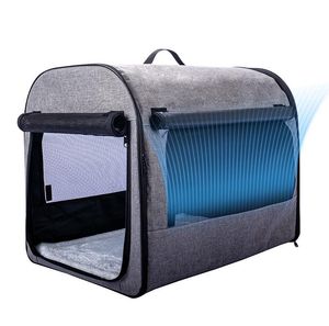 Portable Dog Carrier Bag Pet Car Travel Crates Vehicle Folding Soft Bed Collapsible Kennel House for Small Medium Puppy Cats