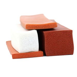 Factory Direct Heat-Resistant Sponge Rubber Strip Silica Foam Strips Silicone Rubber Foam Strips