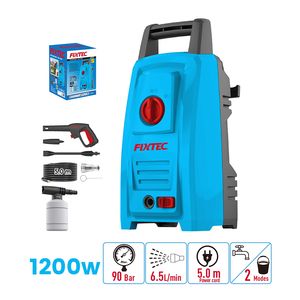 Fixtec 1200W Electric Power Water Car Wash 90bar High Automatic Pressure Washer Machine