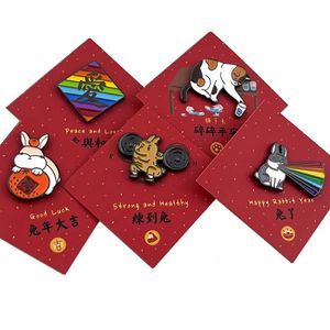 Good Price Metal Material Custom Metal Gift Badges with Card