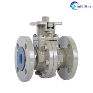 Double-Acting PTFE-Lined Flanged Pneumatic Cast Steel Ball Valve