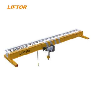 3t 5t 10t 15t Remote Control Workshop Eot Single Double Girder Beam Overhead Bridge Crane with Lifting Electric Hoist