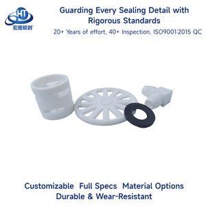 Supplier PTFE Round Ring Gasket PTFE Washer for Medical, Mining Maintenance Industry