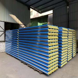 Factory Direct B1 Fire-Rated Insulated Puf Sandwich Panels High Density Cold Storage Hotel Use Eco-Friendly Panels for Food