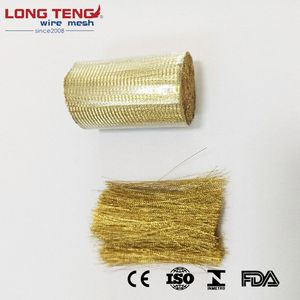 0.15mm Corrugated Brass Drawn Wire 50mm Cut Length for Brush Making