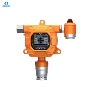 Zetron Mic600 Online Fixed Gas Detector 6 in 1 for Carbon Monoxide, Chlorine, Nitrogen Dioxide and Phosgene Gas Leakage with LCD Display & Remote