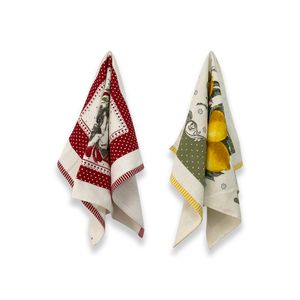 Multi-Purpose Custom Printed Cotton Terry Towelling Super Absorbent Kitchen Towels
