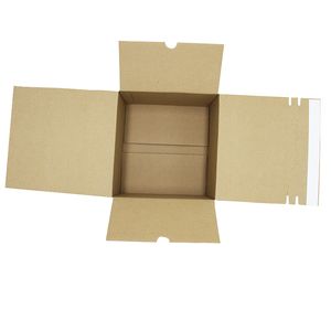 Custom Size Zipper Easy Tear Corrugated Paper Box Printing Logo Packaging