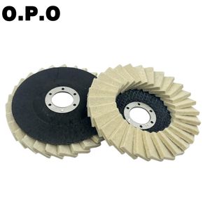 115mm Wool Wheel Polishing Wheel Buffing Wheel for Stainless Steel Metal Glass Marble Fine Polishing